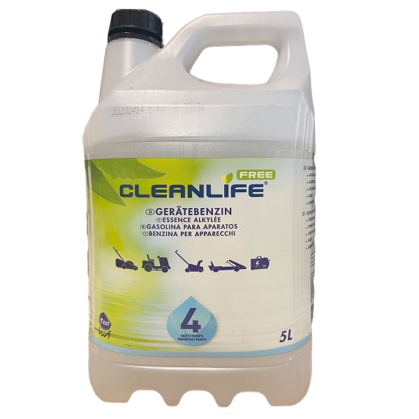Cleanlife CLEANLIFE® Gerätebenzin 4-Takt - 5L Kanne
